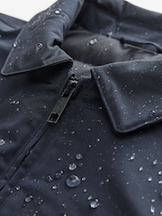 Navy Blue Shower Resistant Padded Harrington Jacket - Image 11 of 14