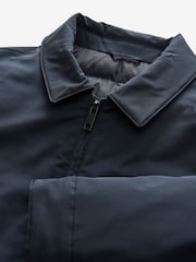Navy Blue Shower Resistant Padded Harrington Jacket - Image 12 of 14