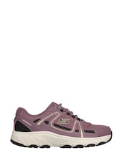Skechers Purple Hillcrest 2.0 Sabbaday Falls Outdoor Trainers - Image 1 of 3
