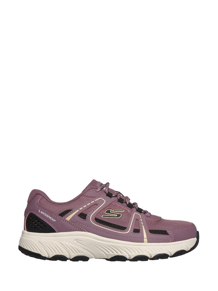 Skechers Purple Hillcrest 2.0 Sabbaday Falls Outdoor Trainers - Image 1 of 3