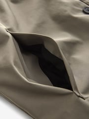 Stone Cream Shower Resistant Padded Funnel Neck Coat - Image 12 of 12