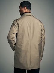 Stone Cream Shower Resistant Padded Funnel Neck Coat - Image 2 of 12