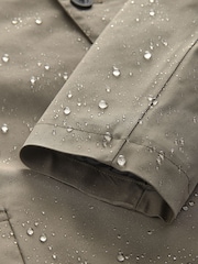 Stone Cream Shower Resistant Padded Funnel Neck Coat - Image 5 of 12