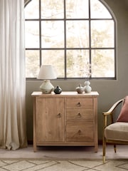 Natural Hector Mango Wood Small Sideboard - Image 1 of 9
