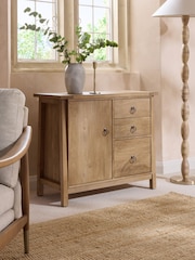 Natural Hector Mango Wood Small Sideboard - Image 2 of 9