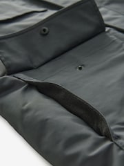 Charcoal Grey Shower Resistant Padded 4 Pocket Parka Coat - Image 10 of 18