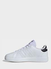 adidas White Advantage Base Shoes - Image 3 of 9
