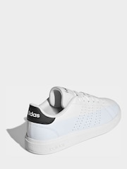 adidas White Advantage Base Shoes - Image 4 of 9