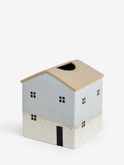 Natural Ceramic House Tissue Box - Image 3 of 5