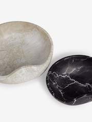 Set of 2 Marble Effect Trinket Dishes - صورة 3 من 5