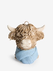 Natural Hamish the Highland Cow Glasses Ornament - Image 5 of 6
