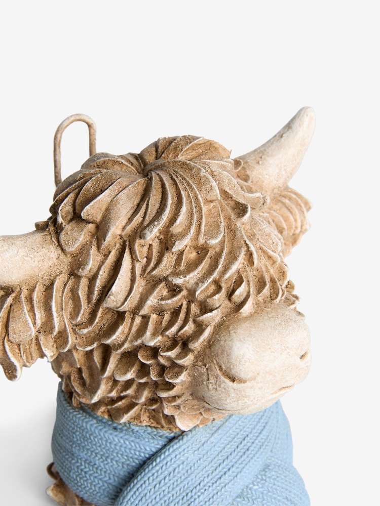 Natural Hamish the Highland Cow Glasses Ornament - Image 6 of 6
