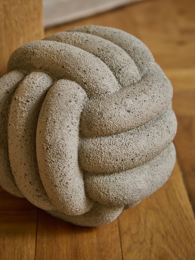 Natural Textured Knotted Ceramic Doorstop - Image 2 of 4 Natural Textured Knotted Ceramic Doorstop - Image 2 of 4
