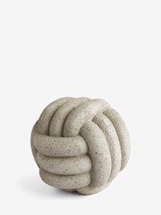 Natural Textured Knotted Ceramic Doorstop - Image 3 of 4