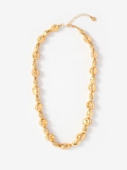 Mint Velvet Gold Beaded Necklace - Image 1 of 3