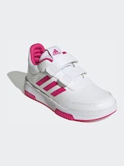 adidas White Tensaur Hook And Loop Shoes - Image 1 of 9