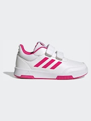 adidas White Tensaur Hook And Loop Shoes - Image 3 of 9