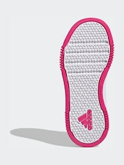 adidas White Tensaur Hook And Loop Shoes - Image 8 of 9