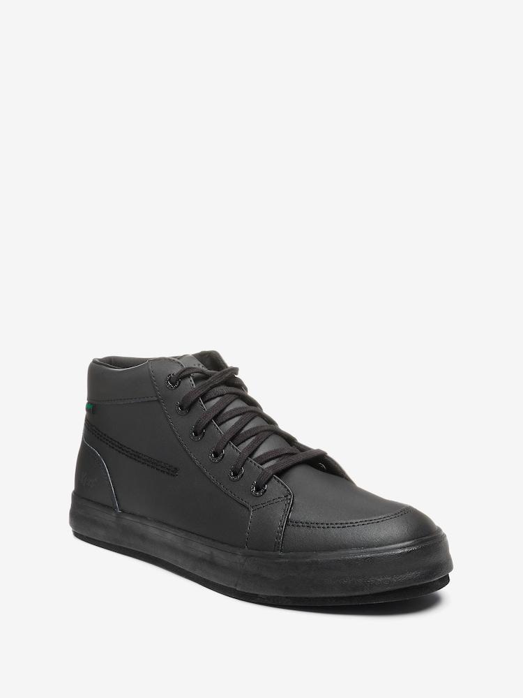 Kickers Black Tovni Hi Leather Shoes - Image 2 of 6 Kickers Black Tovni Hi Leather Shoes - Image 2 of 6