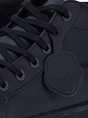 Kickers Black Tovni Hi Leather Shoes - Image 5 of 6