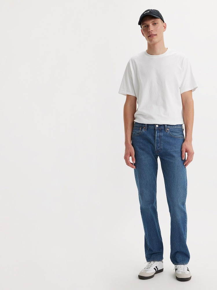 Levi's® Honeybee 501® Original 100% Cotton Jeans - Image 4 of 9