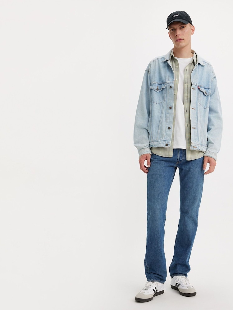 Levi's® Honeybee 501® Original 100% Cotton Jeans - Image 5 of 9