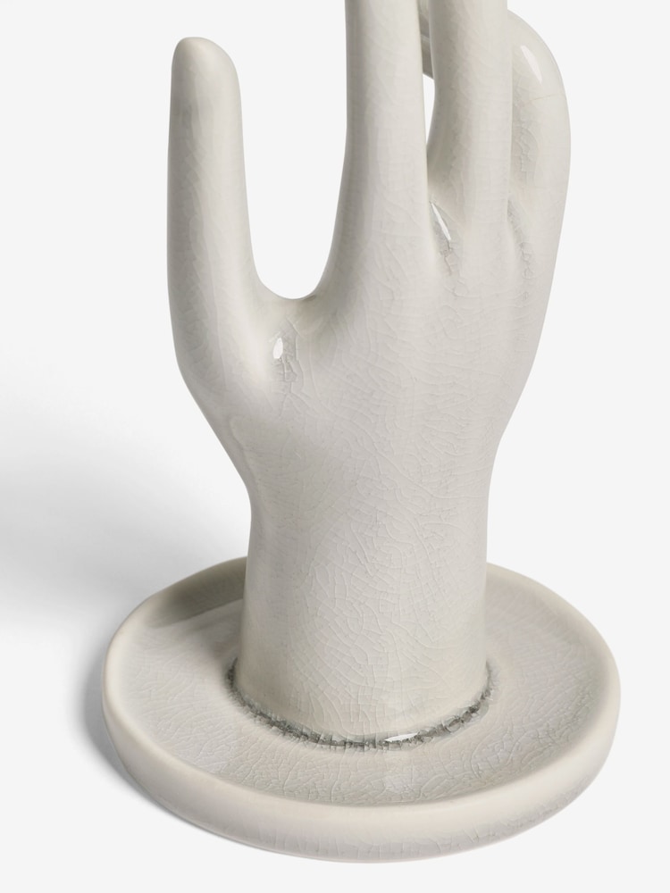 Cream Ceramic Hand Ring and Jewellery Holder - Image 4 of 4