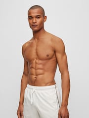BOSS Grey Iconic Swim Shorts - Image 1 of 4
