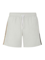 BOSS Grey Iconic Swim Shorts - Image 4 of 4