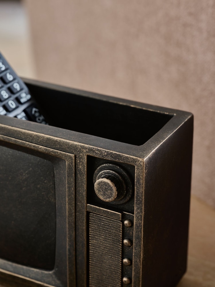 Black Retro TV Phone Holder - Image 2 of 4