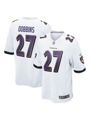 Nike White NFL Baltimore Ravens Game Road Jersey - J.K. Dobbins - Image 1 of 3
