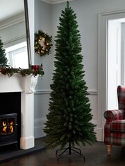 Green Forest Pine Christmas 7ft slim Trees - Image 1 of 6