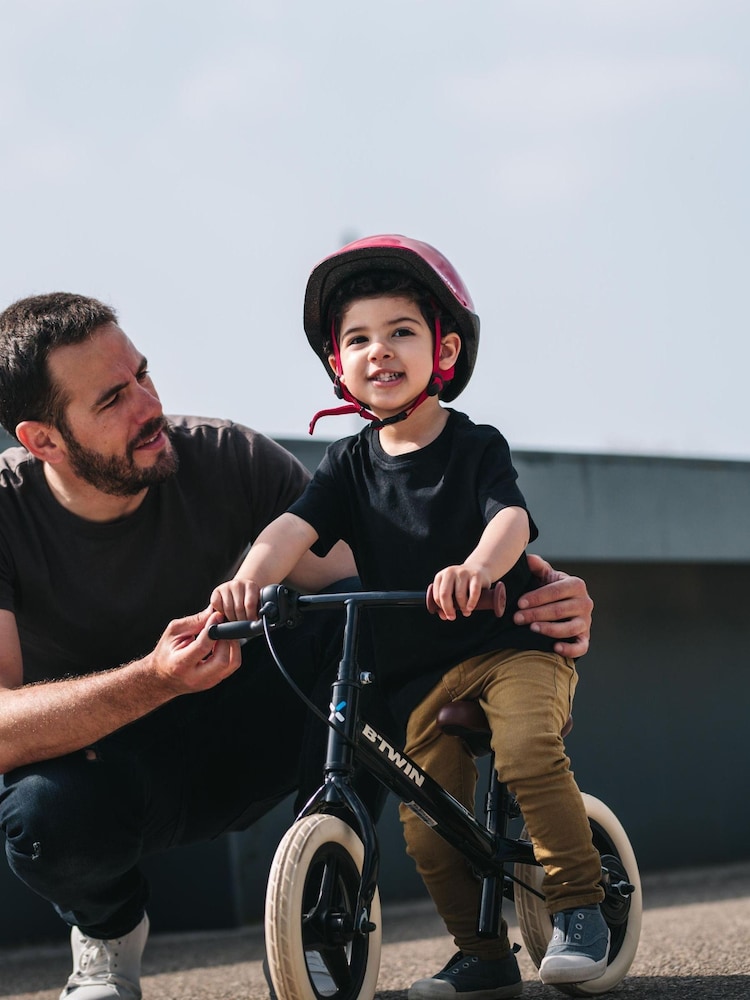 Decathlon Black Runride 520 Cruiser Children's 10" Balance Bike - Image 1 of 4