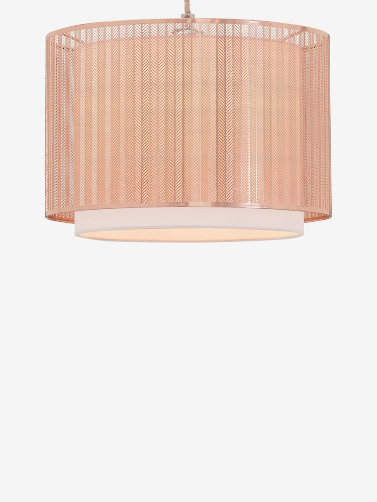 Rose Gold Jada Easy Fit Lamp Shade - Image 5 of 7