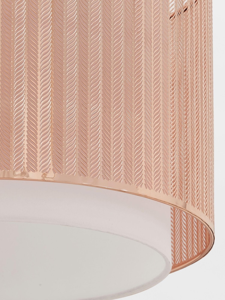 Rose Gold Jada Easy Fit Lamp Shade - Image 7 of 7