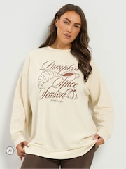 Yours Curve свитшот "Pumpkin Spice Season" - Изображение 1 6