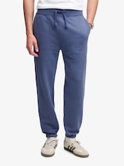 Superdry Blue Essential Company Logo Joggers - Image 1 of 7
