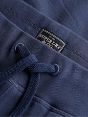 Superdry Blue Essential Company Logo Joggers - Image 6 of 7