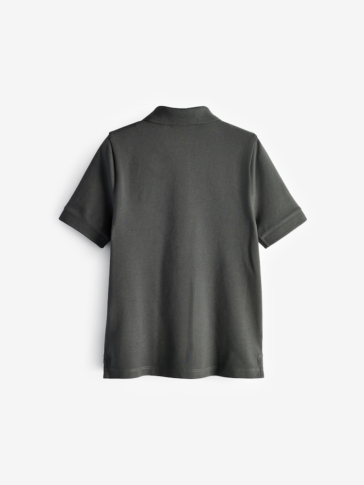 Lyle & Scott Gunmetal Grey Boys Classic Polo Shirt - Image 2 of 4