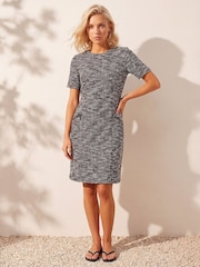 Roman Brown Petite Boucle Dress - Image 2 of 4