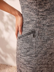 Roman Brown Petite Boucle Dress - Image 4 of 4