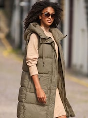 Mink Brown Padded Gilet - Image 1 of 7