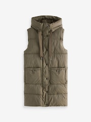 Mink Brown Padded Gilet - Image 5 of 7