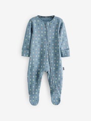 Baker by Ted Baker 100% Cotton Sleepsuit 3 Pack - Image 3 of 6