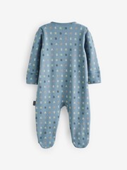 Baker by Ted Baker 100% Cotton Sleepsuit 3 Pack - Image 4 of 6