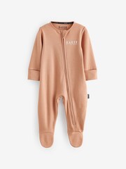Baker by Ted Baker 100% Cotton Sleepsuit 3 Pack - Image 5 of 6