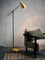 French Connection Black Sunaulo Floor Lamp - Image 1 of 3