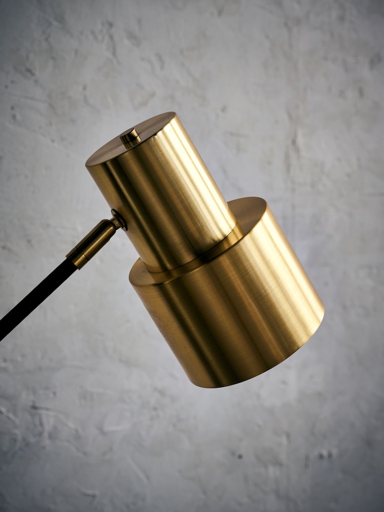 French Connection Black Sunaulo Floor Lamp - Image 2 of 3
