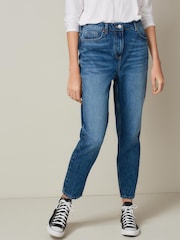 Dark Blue Mom Jeans - Image 3 of 6