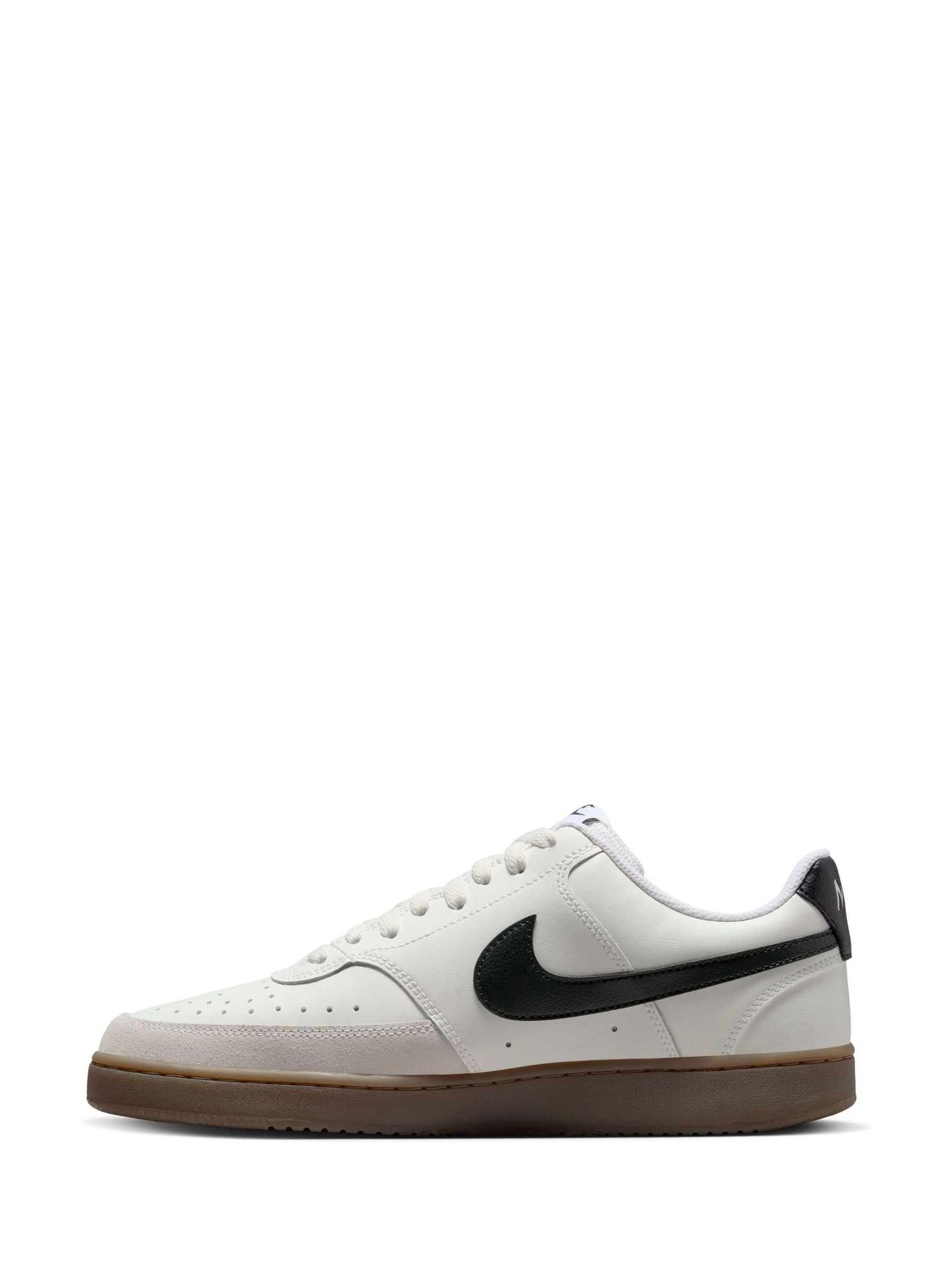Buy Nike Brown/White Court Vision Low Trainers from the Next UK online shop